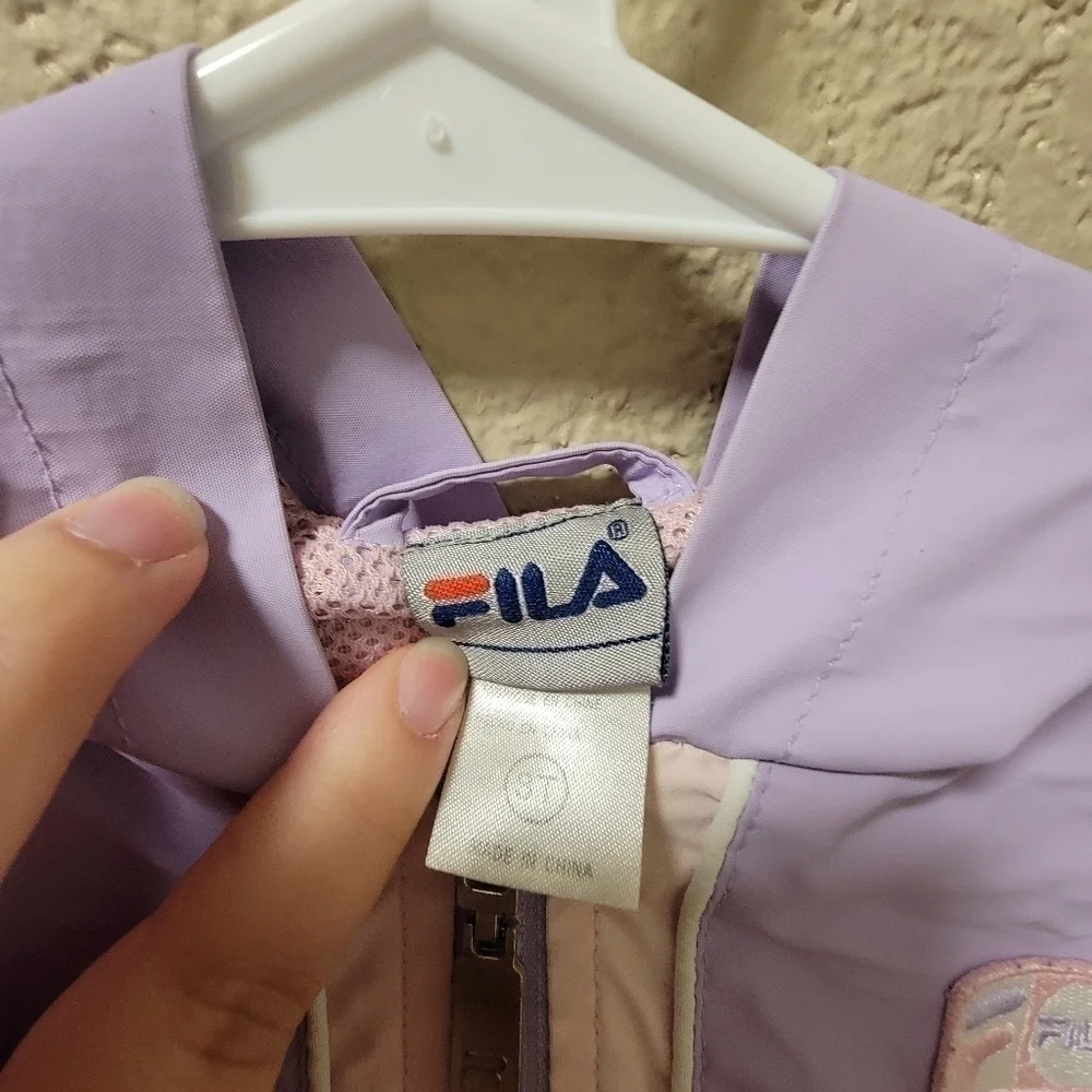Fila rain coat, purple and pink - Picture 4 of 5